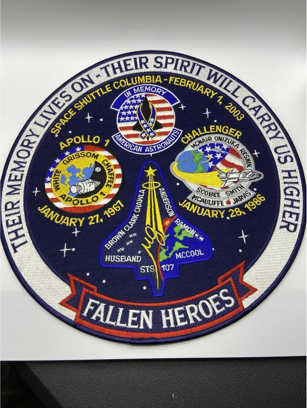 In Memory American Astronauts Fallen Heroes Patch